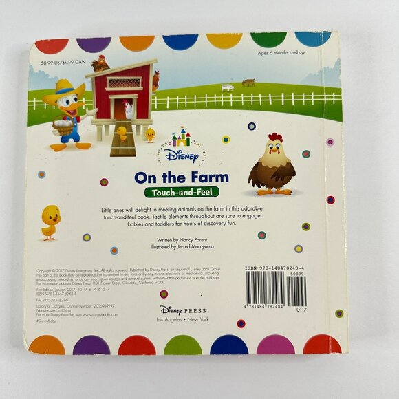 2/$6 Disney On the Farm Touch-and-Feel book (Board Book) - Picture 8 of 12